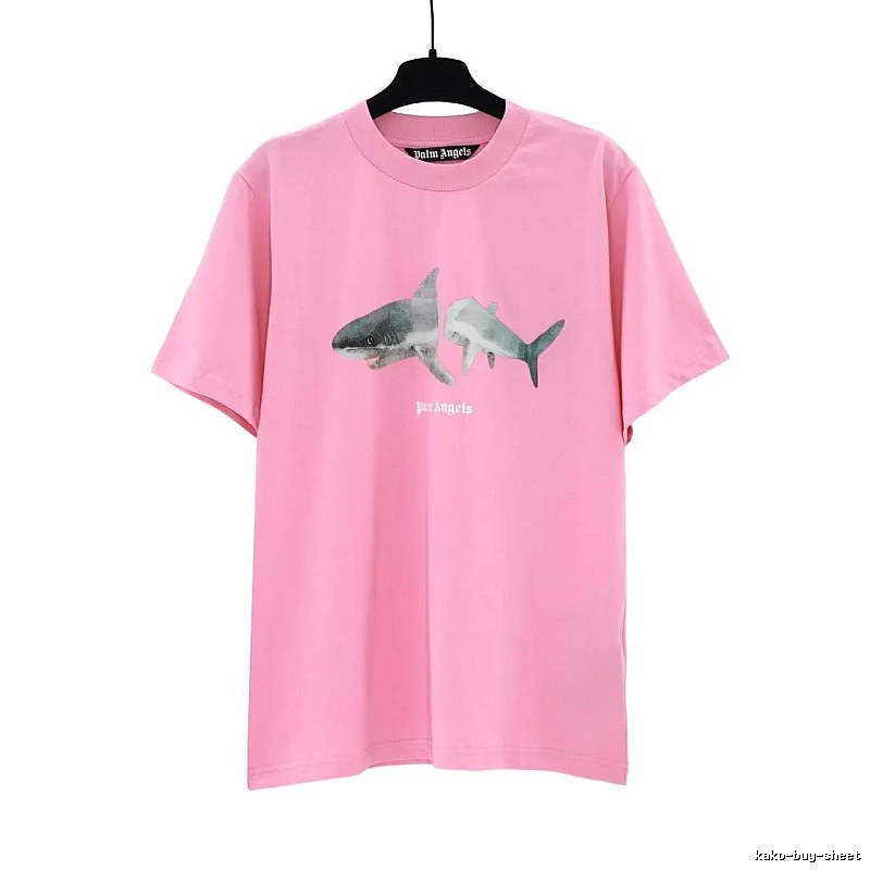 Palm Angels Premium Style Bear graphic T-shirt White Colorful Bear for Resort Outfits