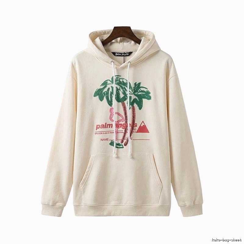 Palm Angels Printed Casual Hoodie