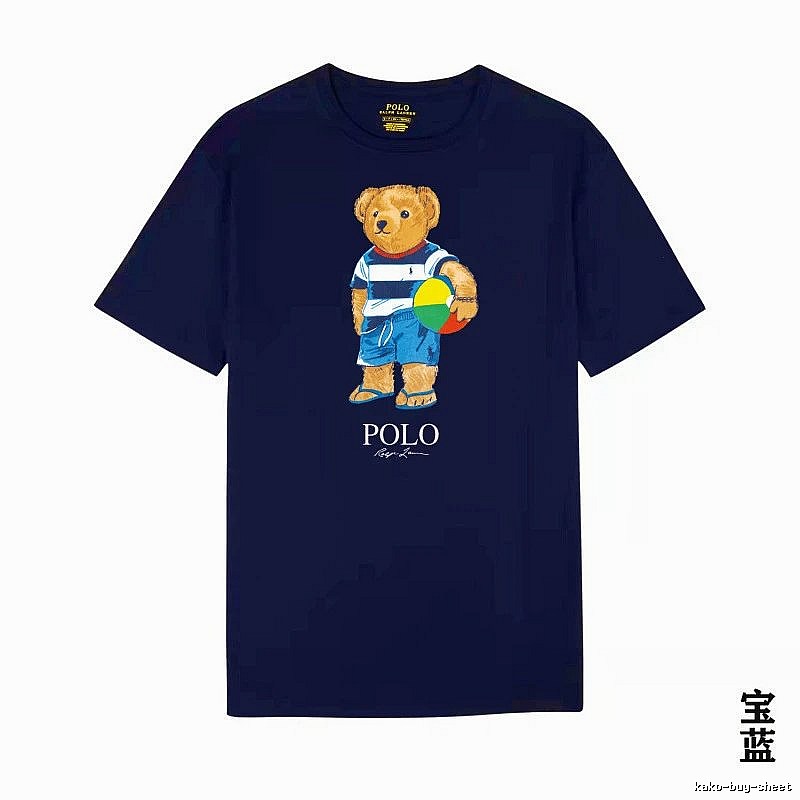 Ralph Lauren Bear Trend Brand Sapphire Blue T-shirt