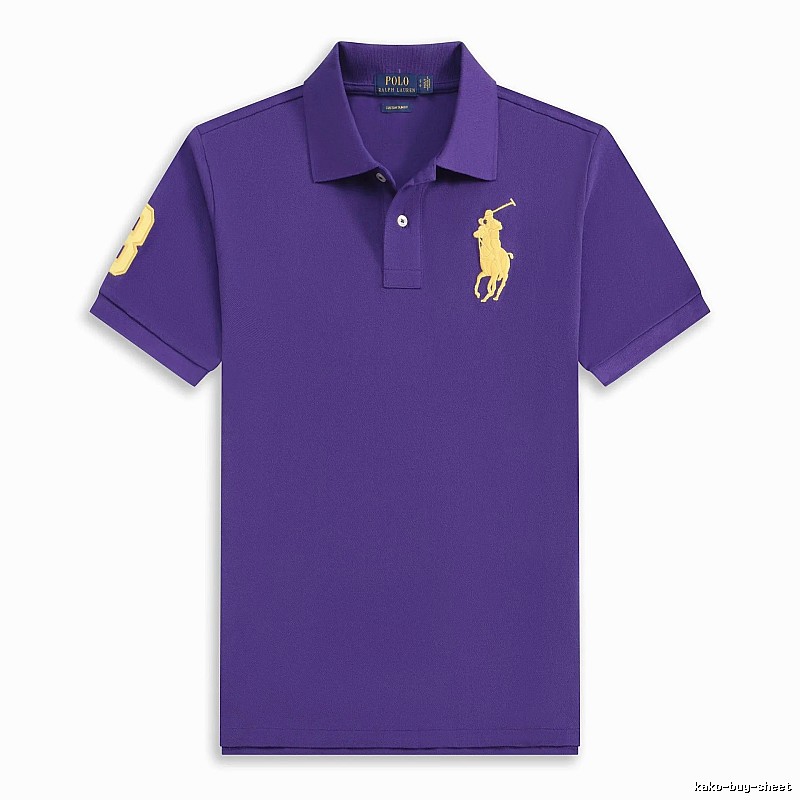 Ralph Lauren Polo Purple Classic Style Short-Sleeve