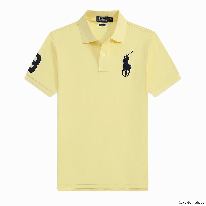 Ralph Lauren Polo Series Casual Yellow Polo Shirt