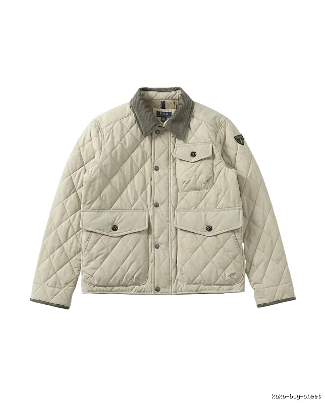Ralph Lauren quilted retro-style cotton jacket