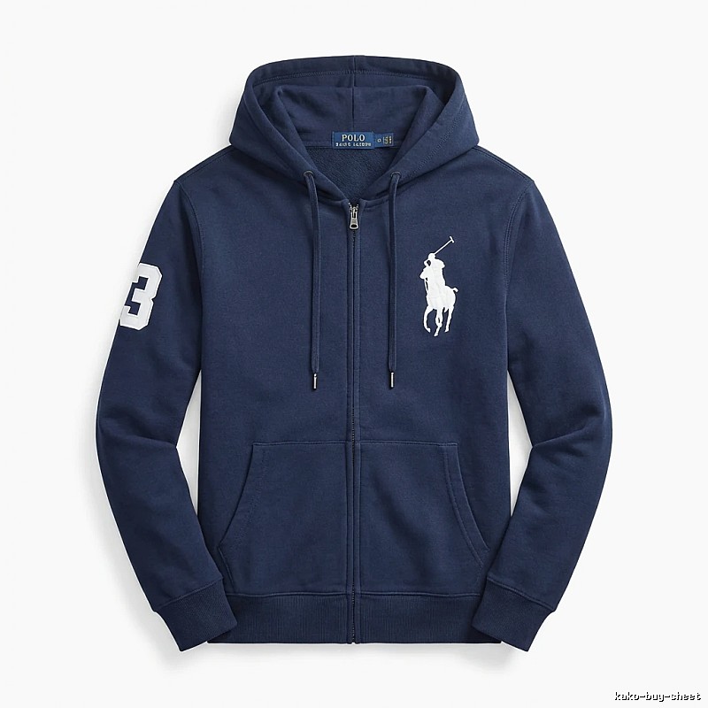 Ralph Lauren sporty dark blue hoodie
