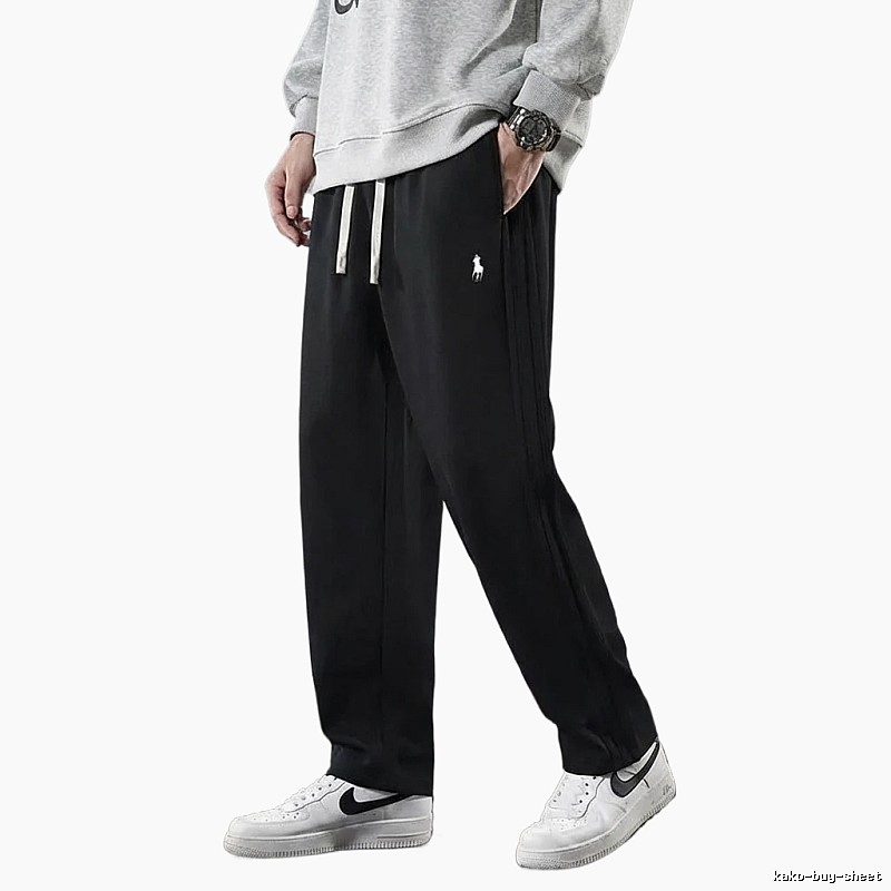 Ralph Lauren winter fleece-lined black sweatpants