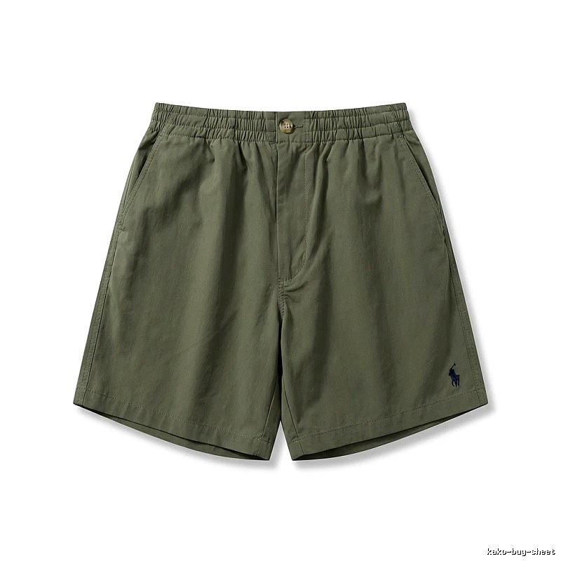 Ralph Lauren's casual-style military green shorts
