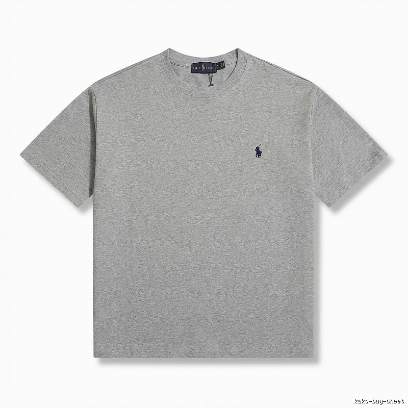 Ralph Lauren's classic and simple style gray T-shirt.
