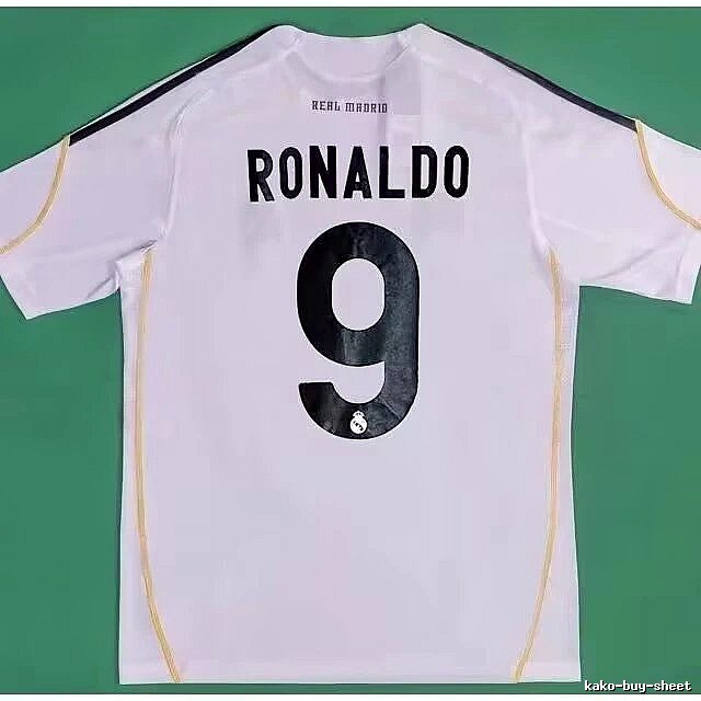 Real Madrid Summer Retro Teka soccer jersey White Retro Football with Clean Finish