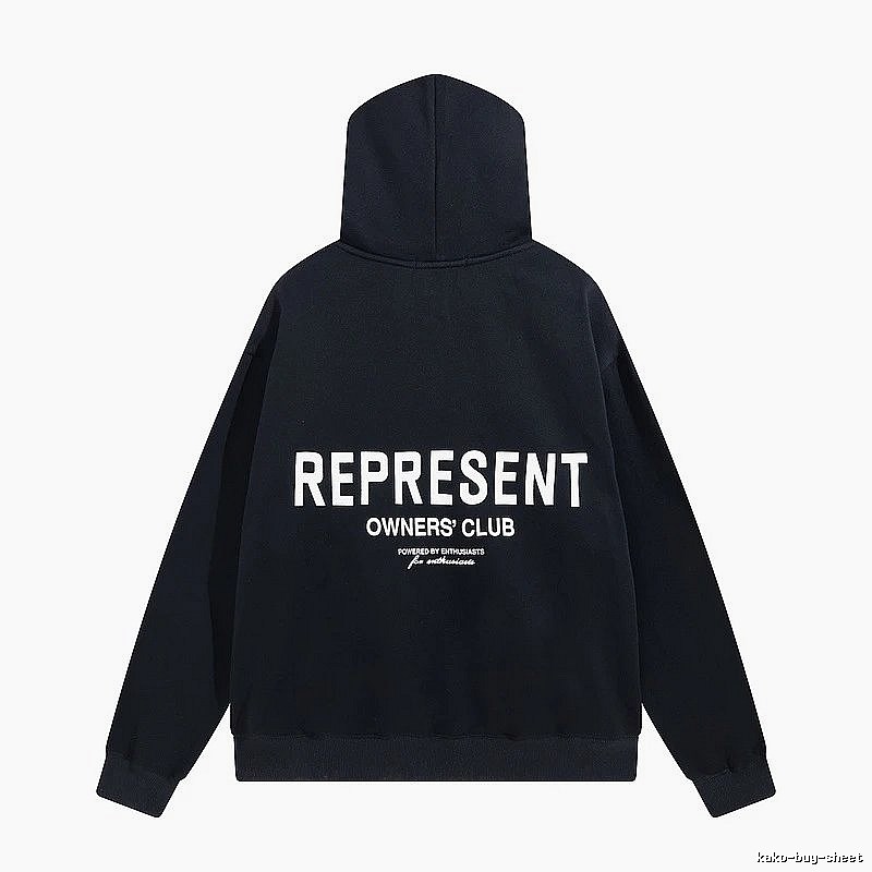 Represent Classic Owners Club hoodie Navy Large Represent for Daily Styling