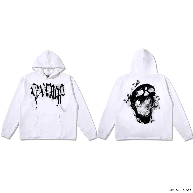 Revenge dark - style white hoodie