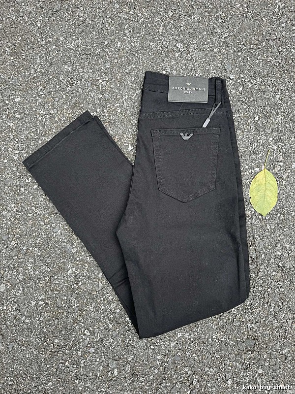 Slim Jeans with eagle pocket emblem and dark tonal wash - Emporio Armani Weekend Edit