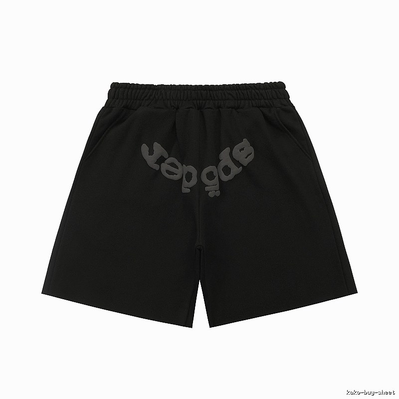Sp5der letter trendy brand style shorts