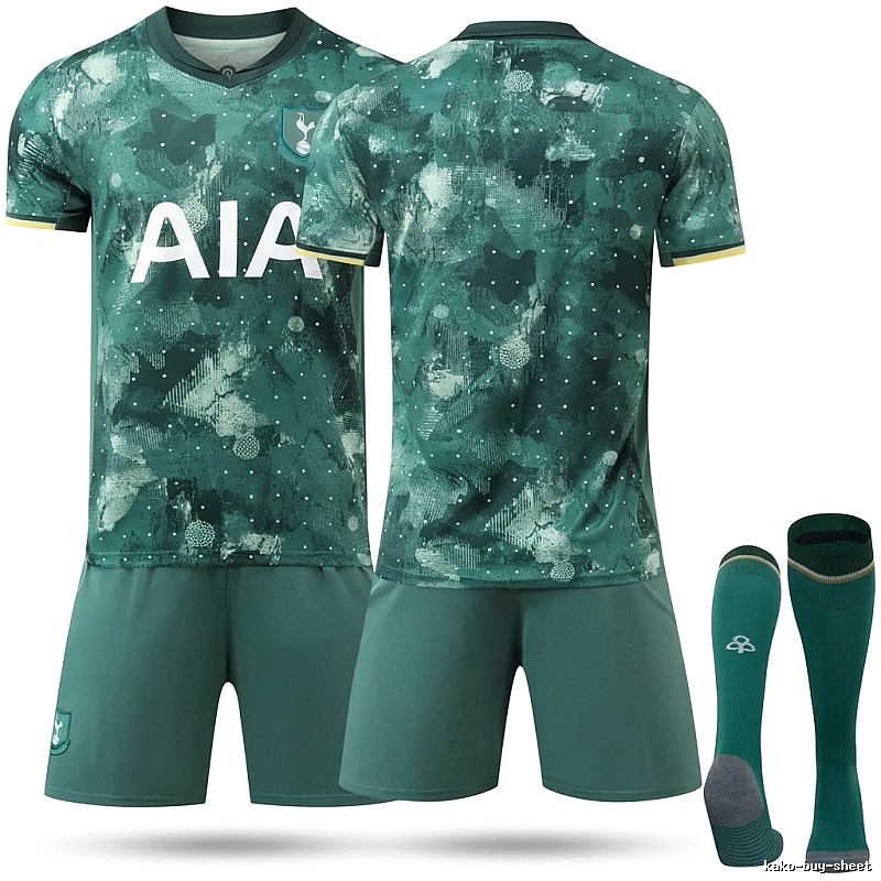 Spurs camouflage-style dark green jersey