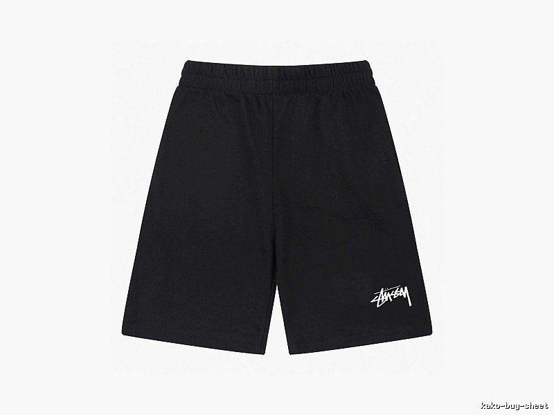 Stussy basic casual black shorts
