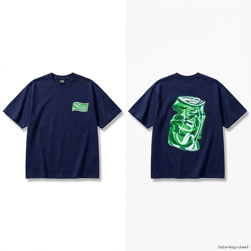 Stussy Cola Print Short-Sleeve T-Shirt
