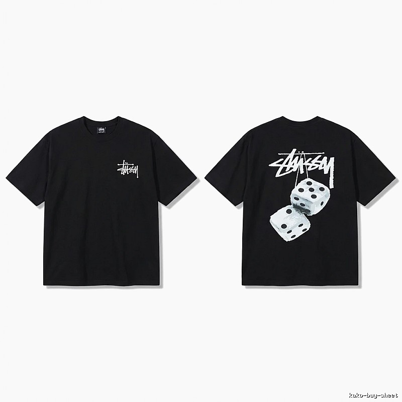 Stussy Dice Style Black T-shirt