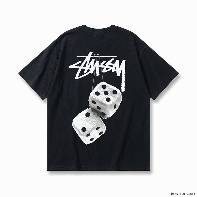 Stussy Dice Style Black T-shirt
