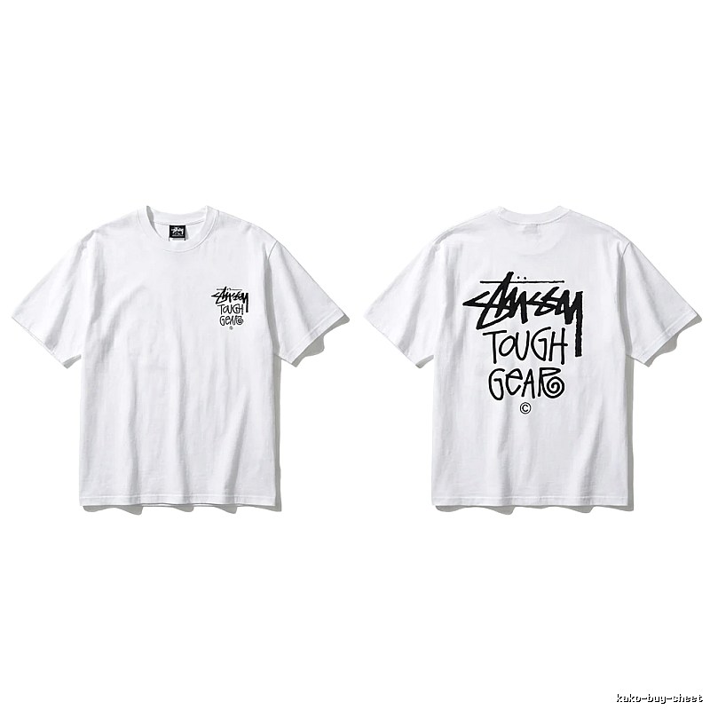 Stussy Graffiti Style White T-shirt