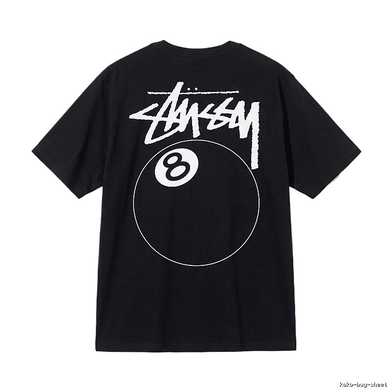Stussy No. 8 Ball Style Black T-shirt