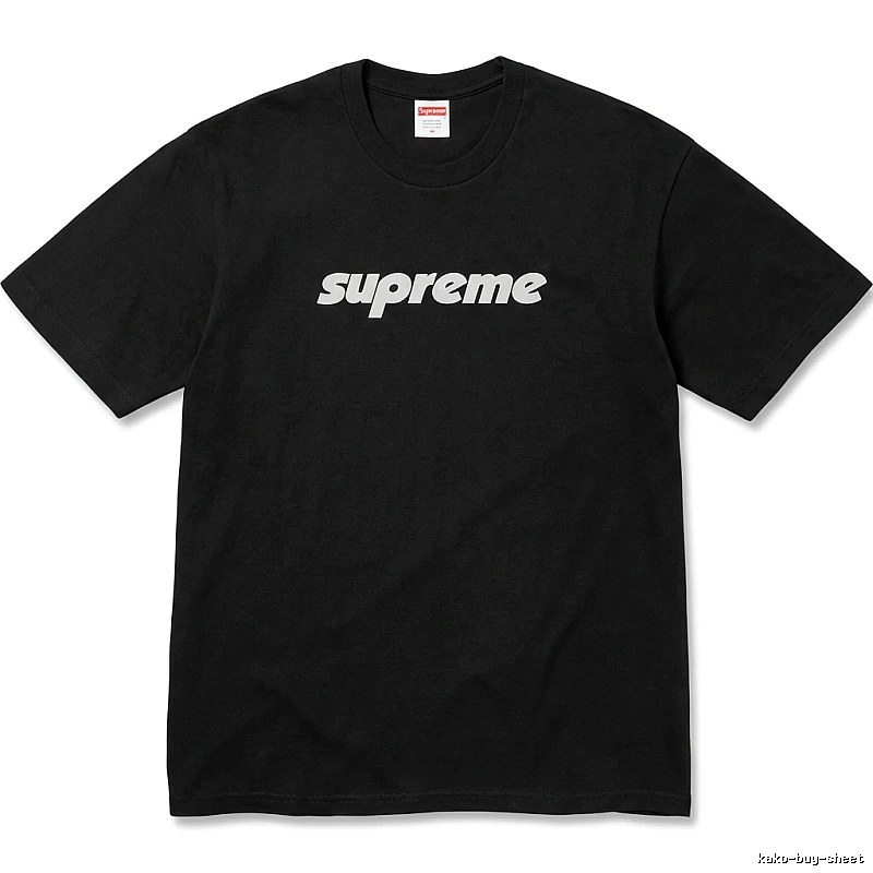 Supreme basic simple black T-shirt