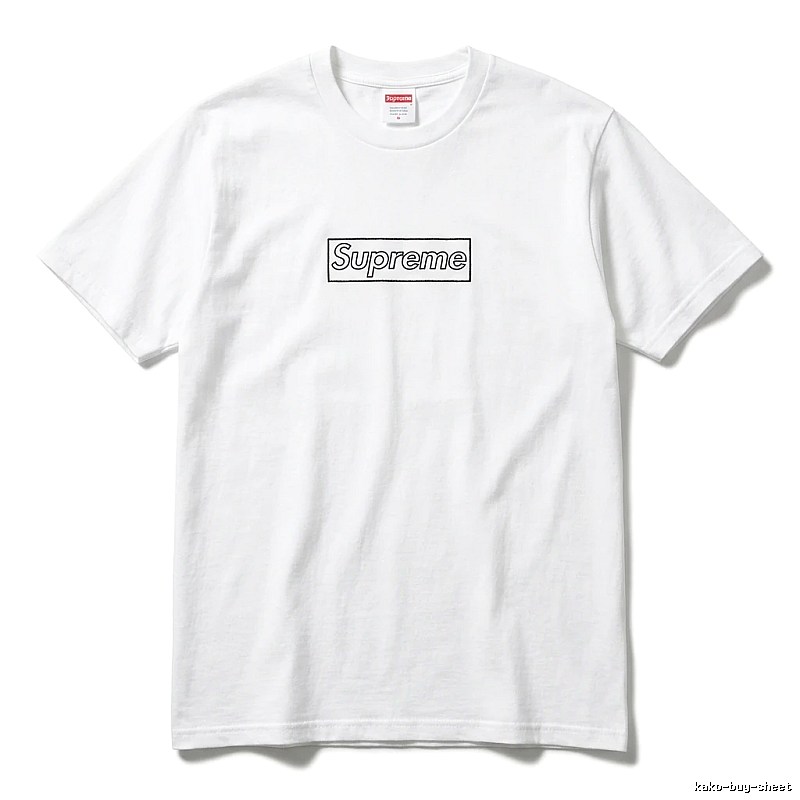 Supreme Basic Simple White T-shirt