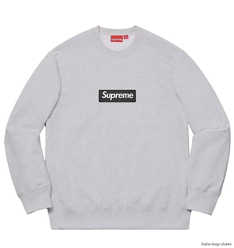 Supreme Classic Logo hoodie Gray Red Oversized with Travel-Friendly Style