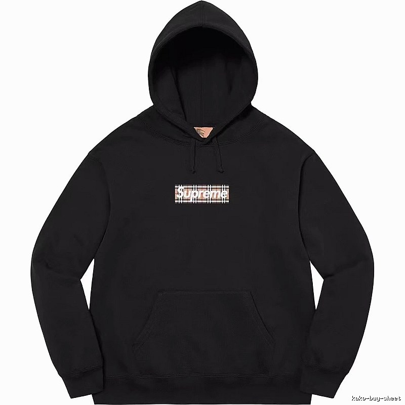 Supreme Monogram Logo hoodie Gray Red Oversized for Casual Outfits