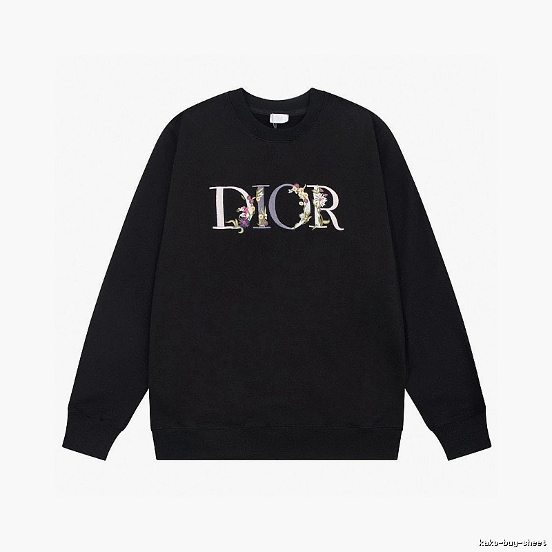 Sweatshirt by Dior with Black Sweatshirt with Dior Floral