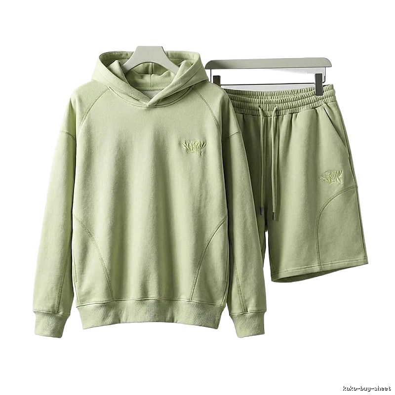 SynaWorld casual style light green suit