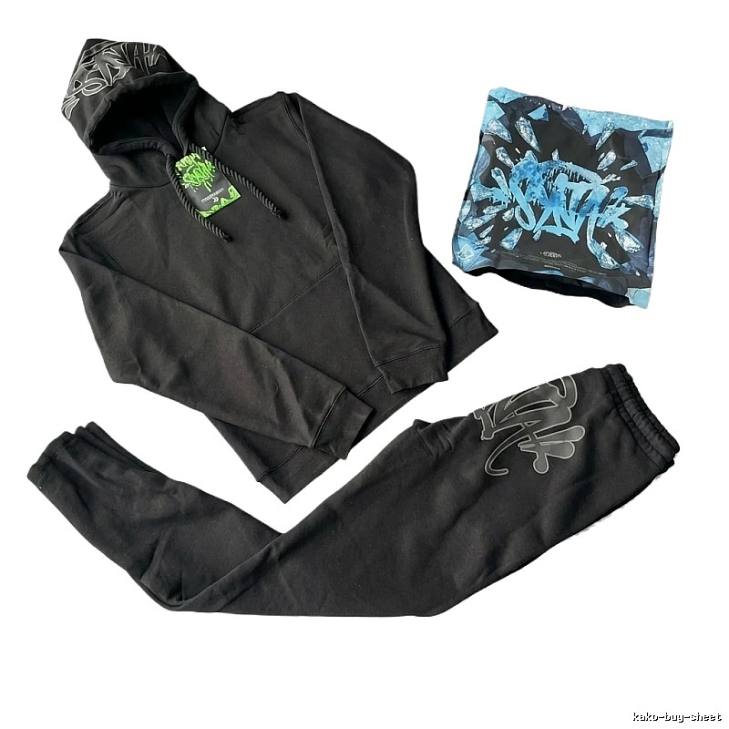 SynaWorld trendy and cool style black suit