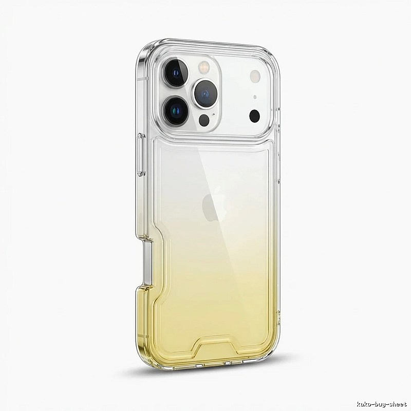 Transparent trendy iPhone phone case