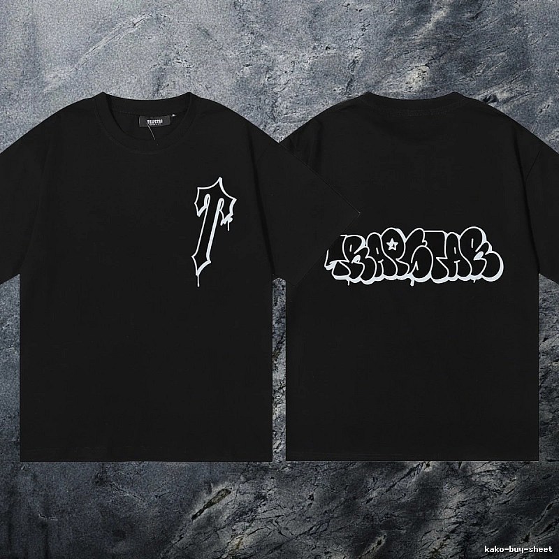 Trapstar Gift Ready Keys graphic T-shirt Black White Key with Fresh Pattern