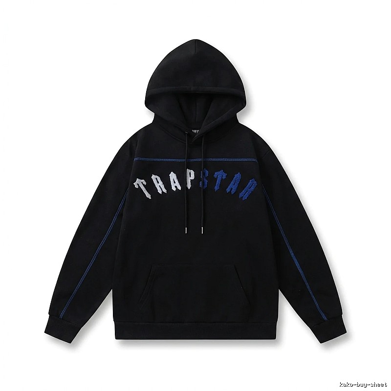 Trapstar Letter Style Black Sweatshirt