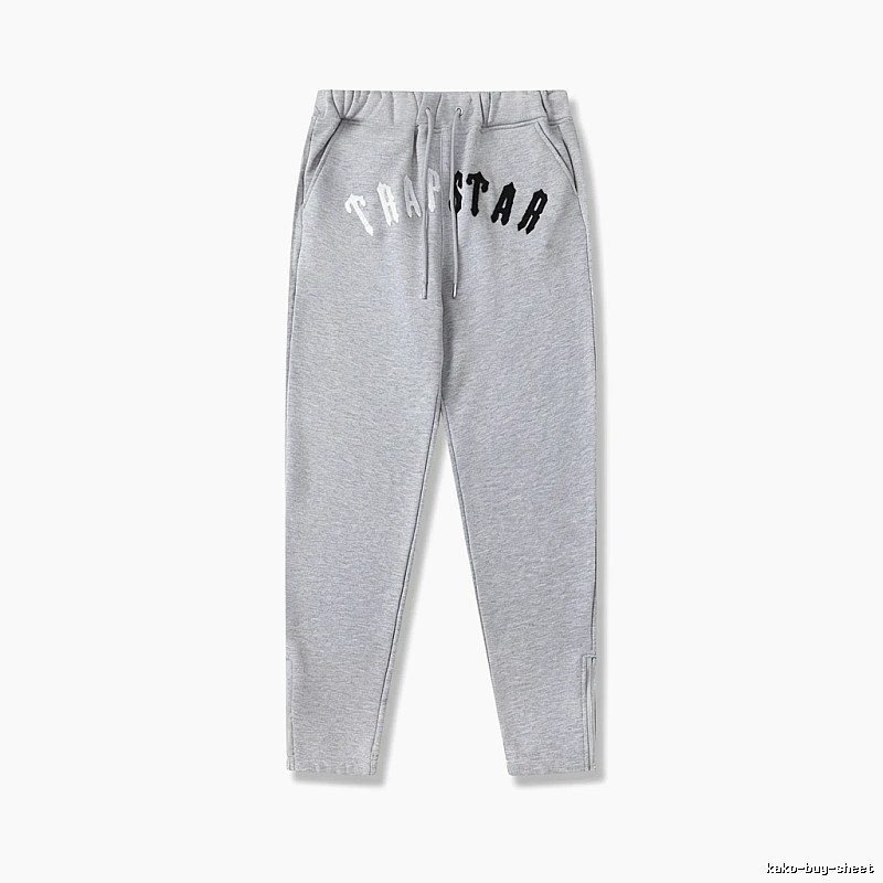 Trapstar Letter Trendy Brand Grey Sweatpants