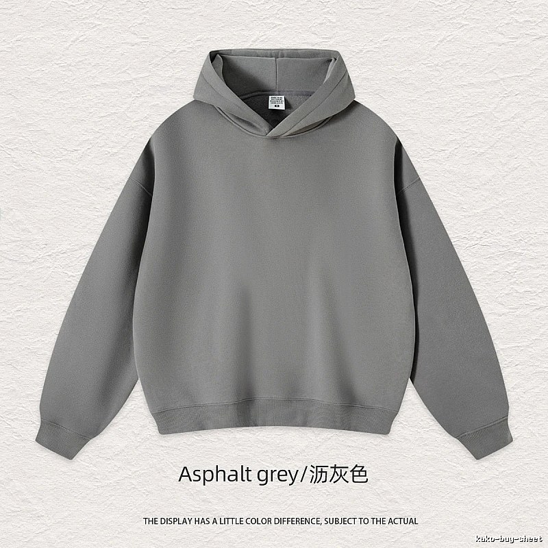 Travel Blank pullover hoodie Black Minimal A with Modern Look