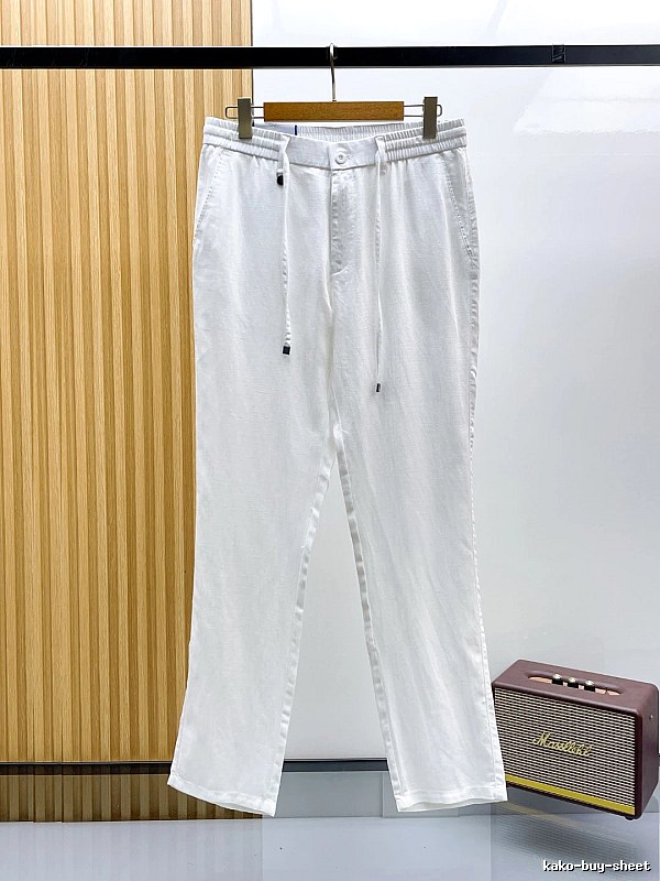 Travel White Wide Casual Pants