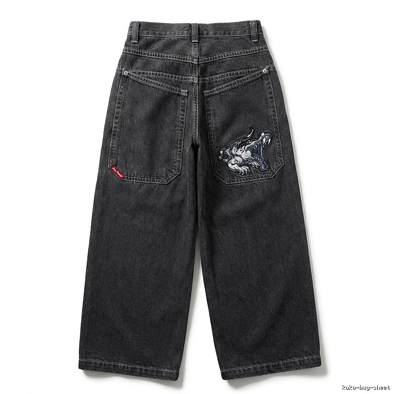 Y2K dark style jeans