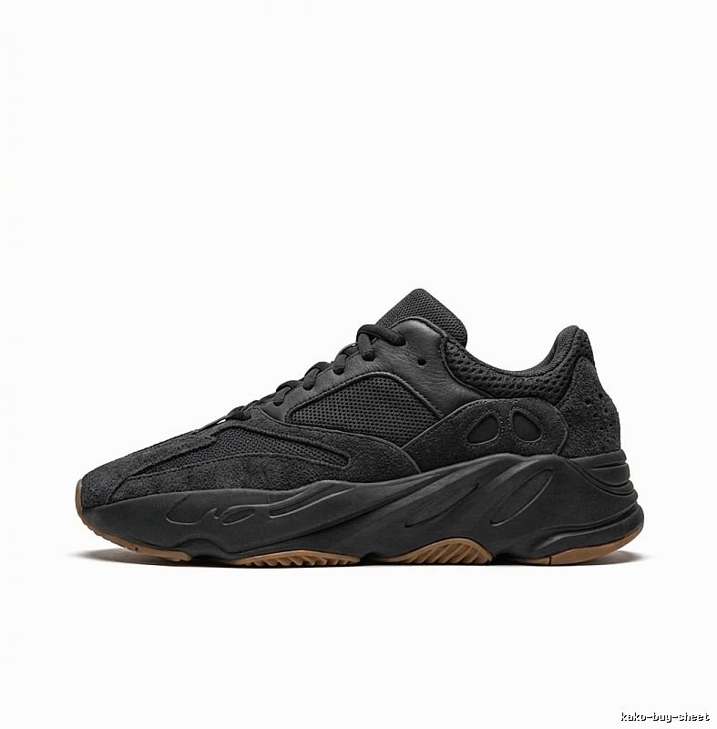 Yeezy 700 retro style black-brown shoes